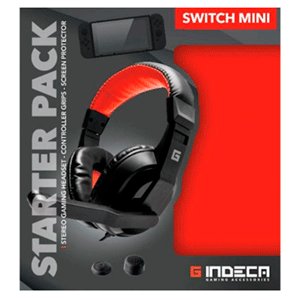 Pakiet gier Nintendo Switch Lite: zestaw słuchawkowy + uchwyty Joycon + szkło | Ergonomiczny zestaw słuchawkowy z dźwiękiem stereo i mikrofonem | Obudowy ochronne na joystick Inna marka