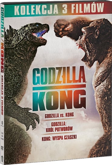 Pakiet: Godzilla vs. Kong / Godzilla: Król potworów / Kong: Wyspa Czaszki Dougherty Michael, Vogt-Roberts Jordan, Wingard Adam