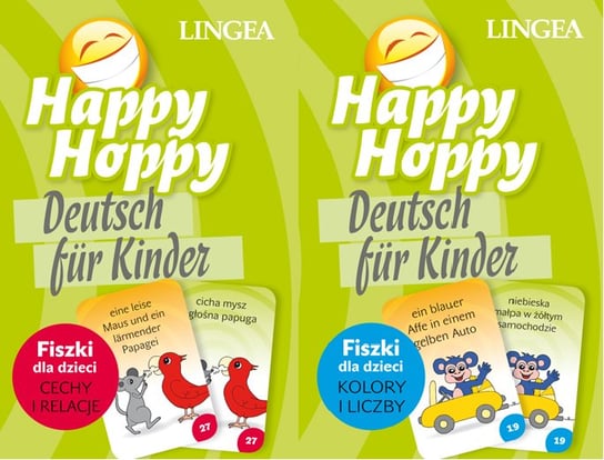 Pakiet: Happy Hoppy fiszki dla dzieci. Język niemiecki Opracowanie zbiorowe