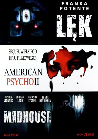 Pakiet horrorów: Lęk / American Psycho 2 / Madhouse Smith Christopher, Butler William