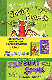 Pakiet Jacek Placek: Odwiedzimy Wampira / Szkolny smok Broad Michael