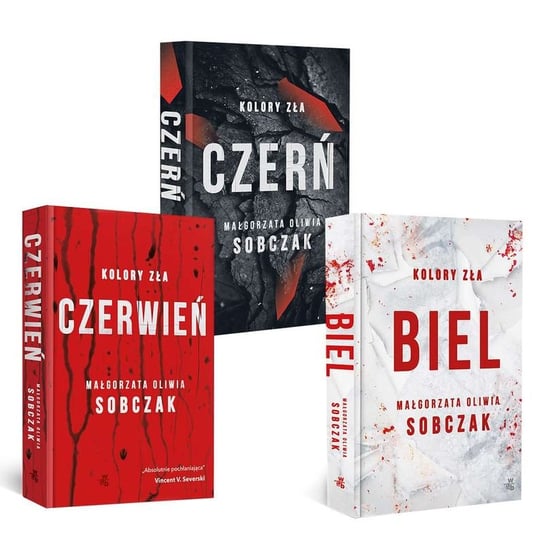 Pakiet: Kolory zła. Czerwień / Czerń / Biel Sobczak Małgorzata Oliwia