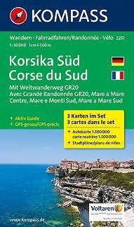 Pakiet: Korsyka Południowa. Mapa 1:50 000 Opracowanie zbiorowe