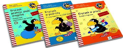 Pakiet: Kruczek uczy języka niemieckiego / Kruczek w pracy / Kruczek w zoo Powalska-Mugaj Aleksandra