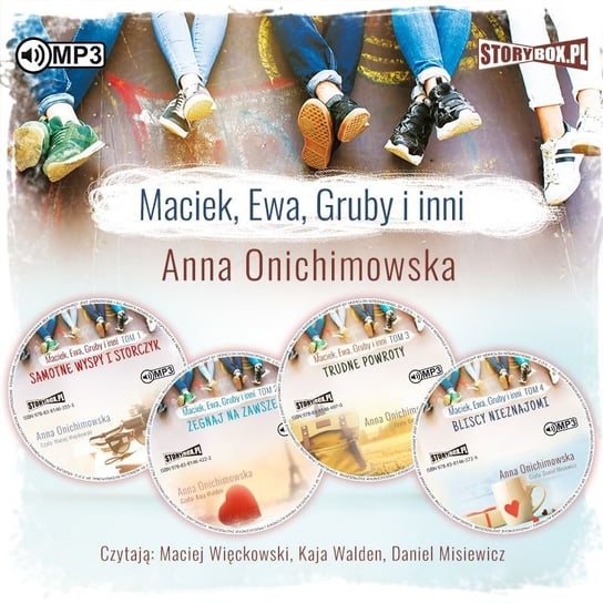 Pakiet: Maciek, Ewa, Gruby i inni. Tom 1-4 Onichimowska Anna