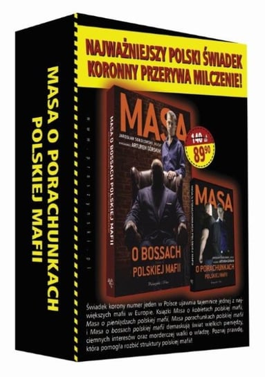 Pakiet: Masa o kobietach polskiej mafii / Masa o pieniądzach polskiej mafii / Masa o porachunkach polskiej mafii / Masa o bossach polskiej mafii Górski Artur