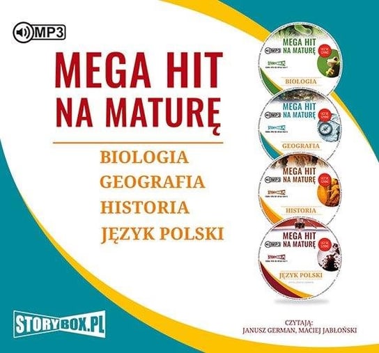 Pakiet Mega hit na maturę: Biologia / Geografia / Historia / Język polski Opracowanie zbiorowe