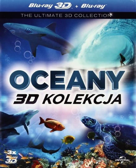 Pakiet: Oceany - kolekcja 3D: Wspaniały ocean / Ogromne fale Tahiti / Perła oceanów Eicher Benjamin, Mantello Jean-Jacques, Low Stephen