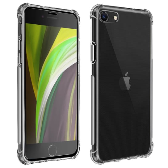 Pakiet ochronny dla iPhone SE 2020/7/8 Elastyczny pokrowiec i folia ze szkła hartowanego Avizar