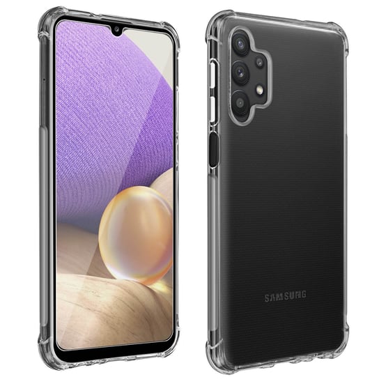 Pakiet ochronny Samsung Galaxy A32 5G Miękkie etui i przezroczyste szkło hartowane Avizar