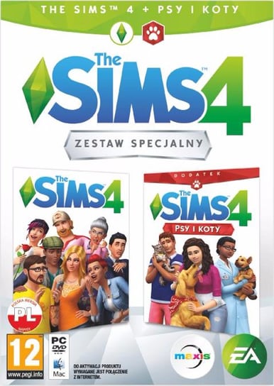 Pakiet: The Sims 4 / The Sims: Psy i koty. EA Maxis