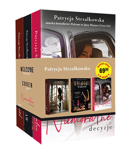 Pakiet: Welcome to spicy Warsaw / Cover Girl / Niemoralne decyzje Strzałkowska Patrycja