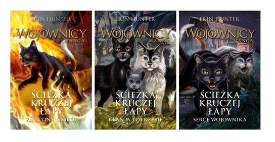 Pakiet Wojownicy. Manga: Ścieżka Kruczej Łapy Erin Hunter