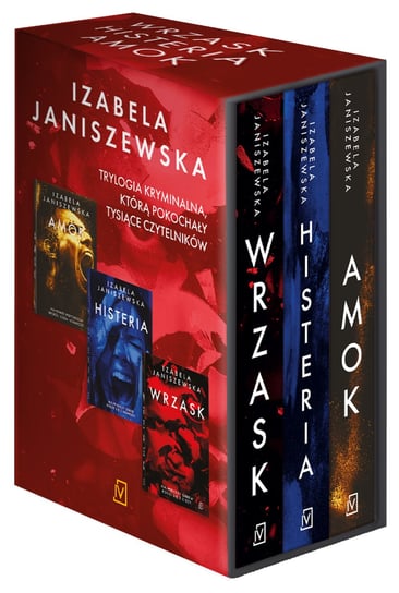 Pakiet: Wrzask / Histeria / Amok Janiszewska Izabela