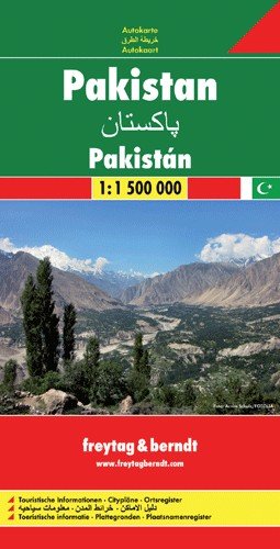 Pakistan. Mapa 1:1 500 000 Freytag & Berndt