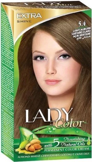 Palacio, Farba do włosów, 5.4 Jasny kasztanowy Lady in Color, 160 g Palacio