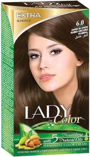 Palacio, Lady in Color, Farba do włosów, 6.0 Ciemny blond, 160 g Palacio