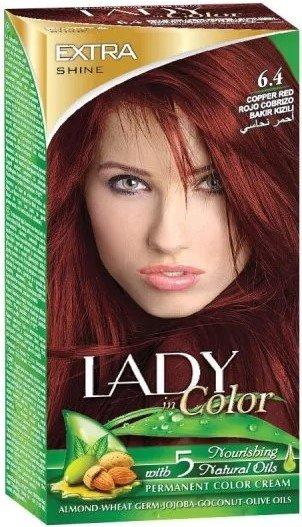 Palacio, Lady in Color, Farba do włosów, 6.4 Miedziany, 160 g Palacio