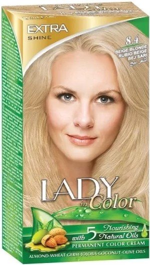 Palacio, Lady in Color, Farba do włosów, 8.4 Beżowy blond, 160 g Palacio