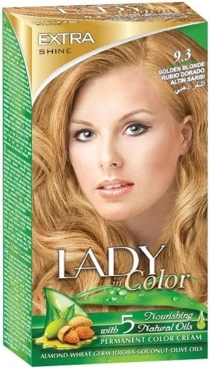 Palacio, Lady in Color, Farba do włosów, 9.3 Złoty blond, 160 g Palacio