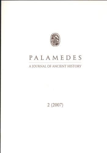 Palamedes. A Journal of Ancient History 2007/2 Opracowanie zbiorowe