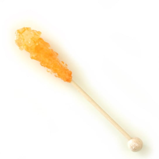 Pałeczka Cukrowa Pomarańcza - Owocowy Candy Stick Do Słodzenia I Dekoracji Herbaty, Kawy, Cold Brew Oraz Koktajli Cup&You