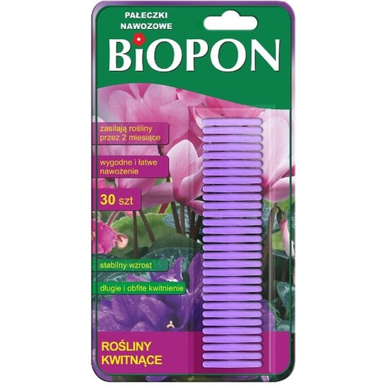 Pałeczki nawozowe do roślin kwitnących BROS Biopon, 30 szt. Biopon