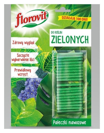 Pałeczki nawozowe do roślin zielonych FLOROVIT, 20 szt. Inco