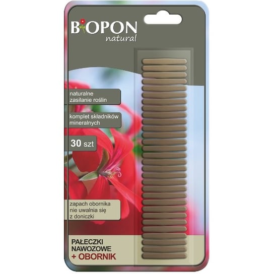 Pałeczki nawozowe plus obornik BROS Biopon, 30 szt. Biopon