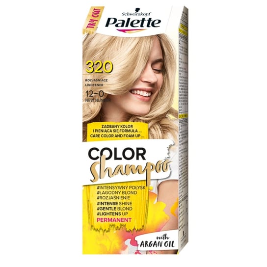 Palette, Color Shampoo, szampon koloryzujący 12-0 (320) Rozjaśniacz Palette