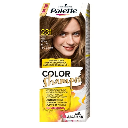 Palette, Color Shampoo, szampon koloryzujący 231 Jasny Brąz Palette