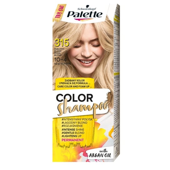 Palette, Color Shampoo, szampon koloryzujący 315 Perłowy Blond Palette