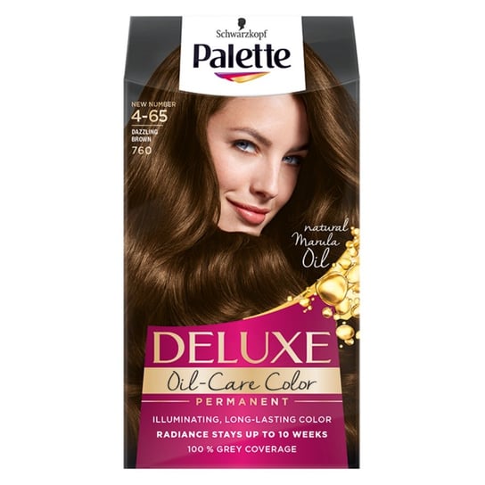 Palette, Deluxe, farba do włosów permanentna 760 Olśniewający Brąz Palette