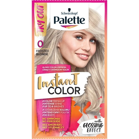 Palette, Instant Color, szamponetka koloryzująca 0 Mroźny Blond Palette
