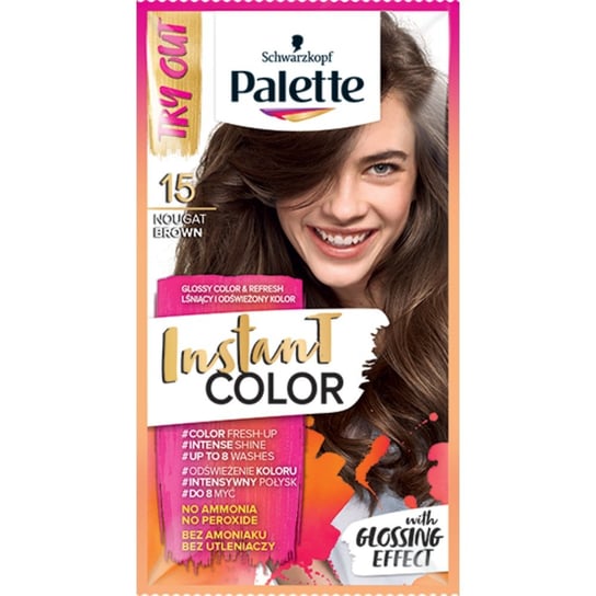 Palette, Instant Color, szamponetka koloryzująca 15 Nugatowy Brąz Palette