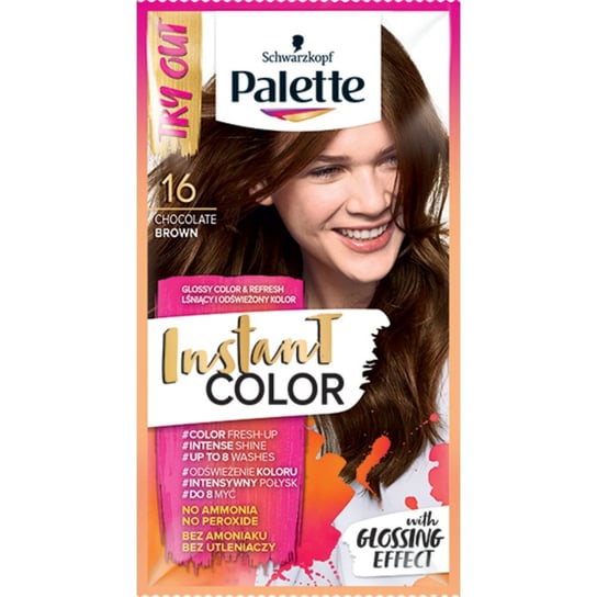 Palette, Instant Color, szamponetka koloryzująca 16 Czekoladowy Brąz Palette