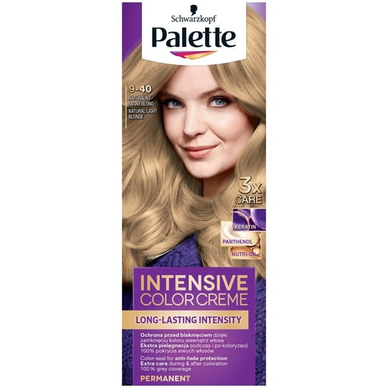 Palette Intensive Color Creme Krem Koloryzujący 9-40 Naturalny Blond Palette