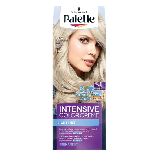 Palette, Intensive Color Creme, krem koloryzujący A10 - Popielaty Blond Palette