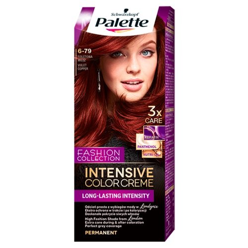 Palette, Intensive Color Creme Long Lasting Intensity, farba do włosów w kremie 6-79 Violet Copper Palette