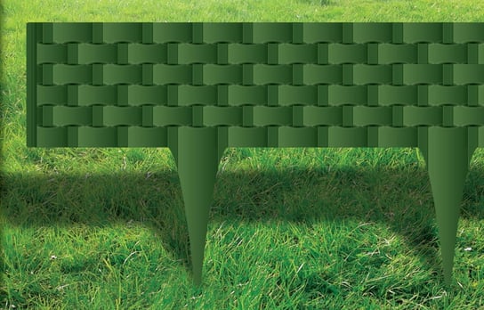 PALISADA obrzeże ogrodowe zielone 80 cm RATTAN PALISADE GardenPlast