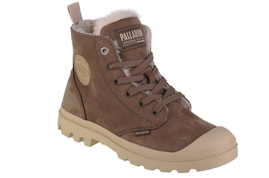 Palladium Pampa Hi Zip WL 95982-212-M, Damskie, buty sneakers, Brązowy Palladium