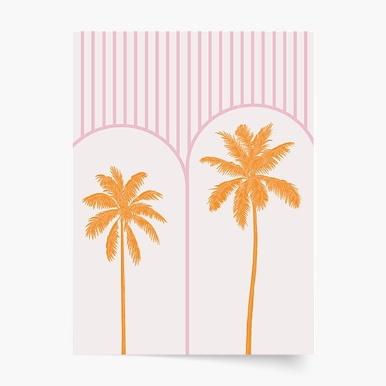 Palm Trees Plakat Premium 20x30 Empik Foto