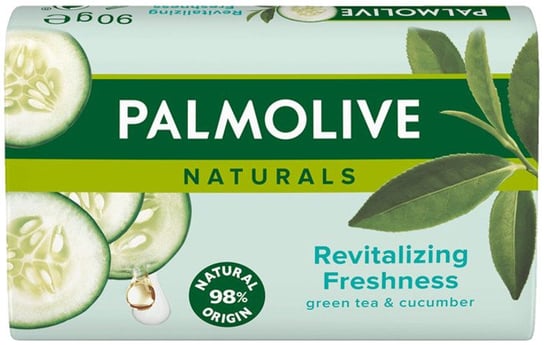 Palmolive, Naturals, mydło w kostce Zielona herbata i Ogórek, 90 g Palmolive