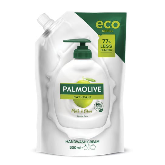 Palmolive, Naturals, mydło w płynie Mleczko Oliwkowe, uzupełnienie, 500 ml Palmolive