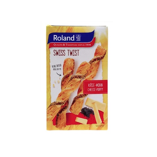 Paluchy z Ciasta Francuskiego z Serem i Makiem Roland Swiss Twist 100g ROLAND