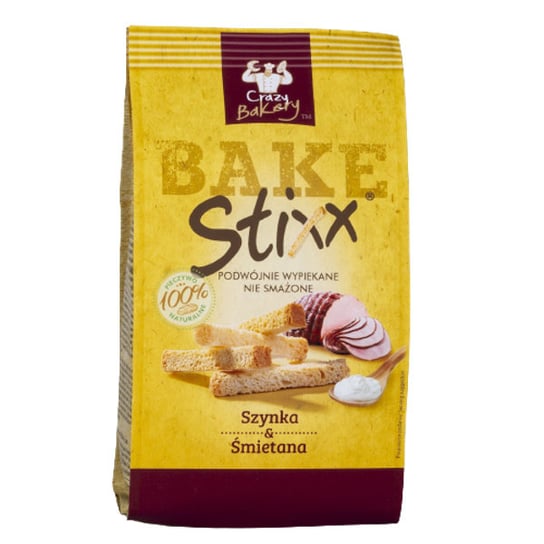 Paluszki Chlebowe Szynka Śmietana Bake Stixx, 60G Inna marka