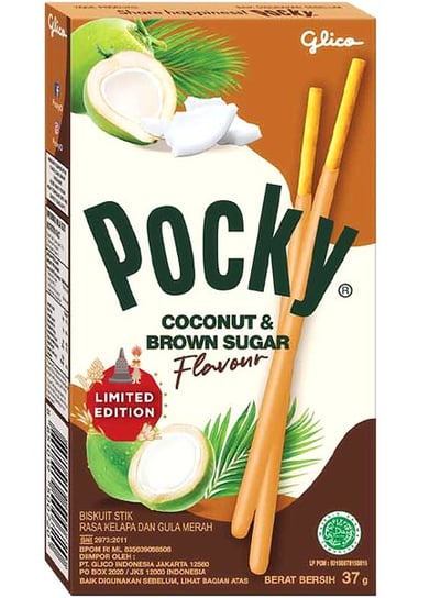 Paluszki Pocky Coconut & Brown Sugar 37g - Glico Glico