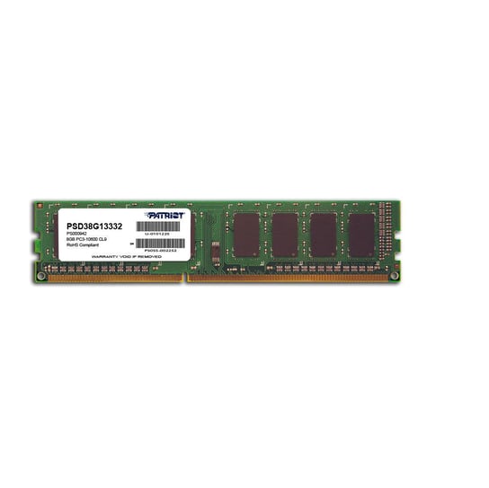 Pamięć DDR 3 PATRIOT PSD38G13332, 8 GB, 1333 MHz, 9 CL Patriot Memory