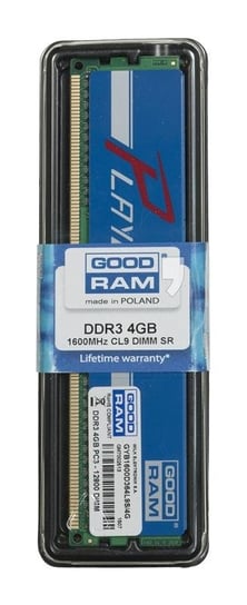 Pamięć DIMM DDR 3 GOODRAM Play GYB1600D364L9S/4G, 4 GB, 1600 MHz, 9 CL GoodRam