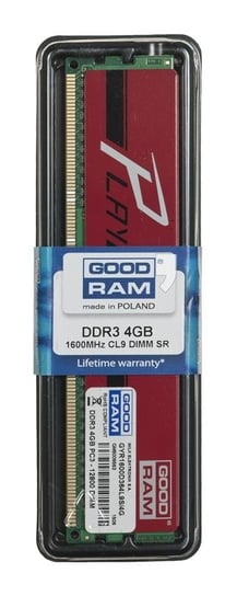 Pamięć DIMM DDR 3 GOODRAM Play GYR1600D364L9S/4G, 4 GB, 1600 MHz, 9 CL GoodRam